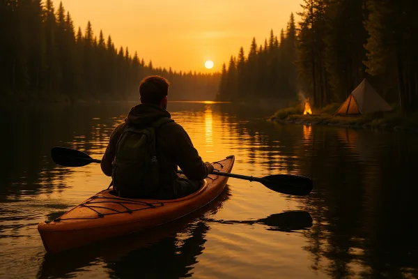 What is kayak camping