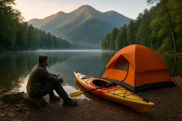 Where can you kayak camp in Tennessee